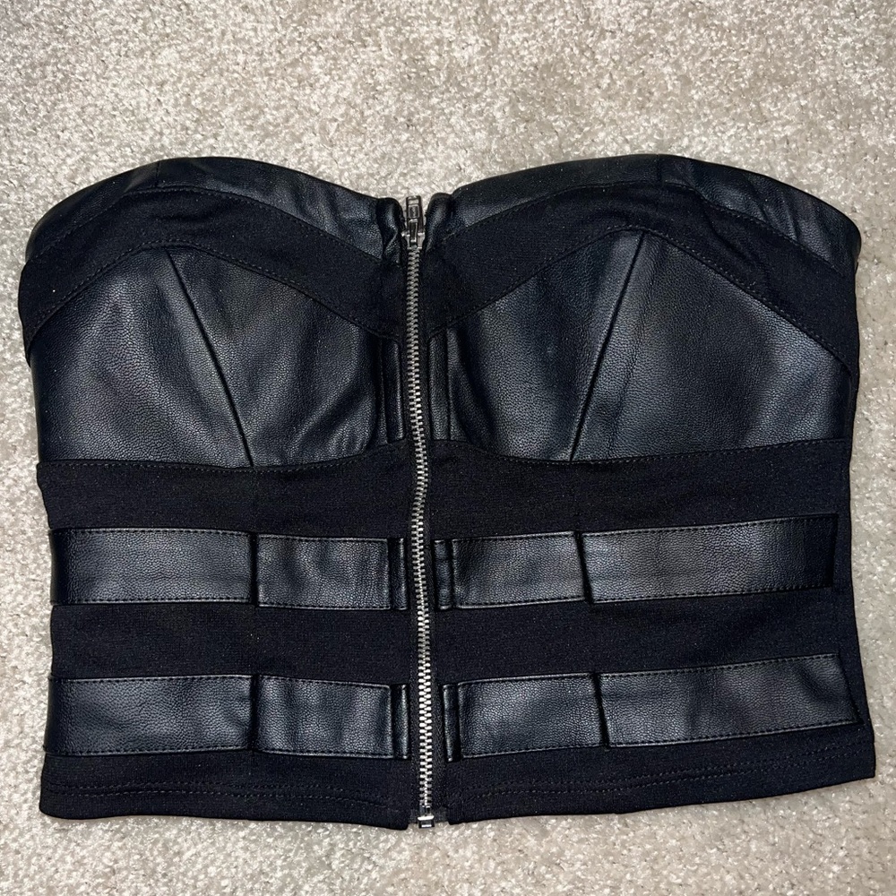 G by guess strapless tube top